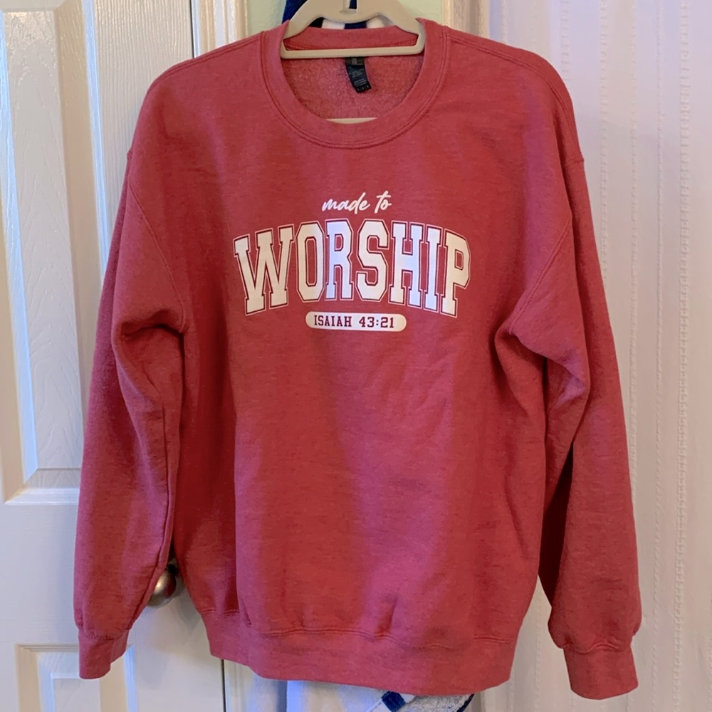 Worship Sweatshirt, cozy fall and winter sweatshirt pullover